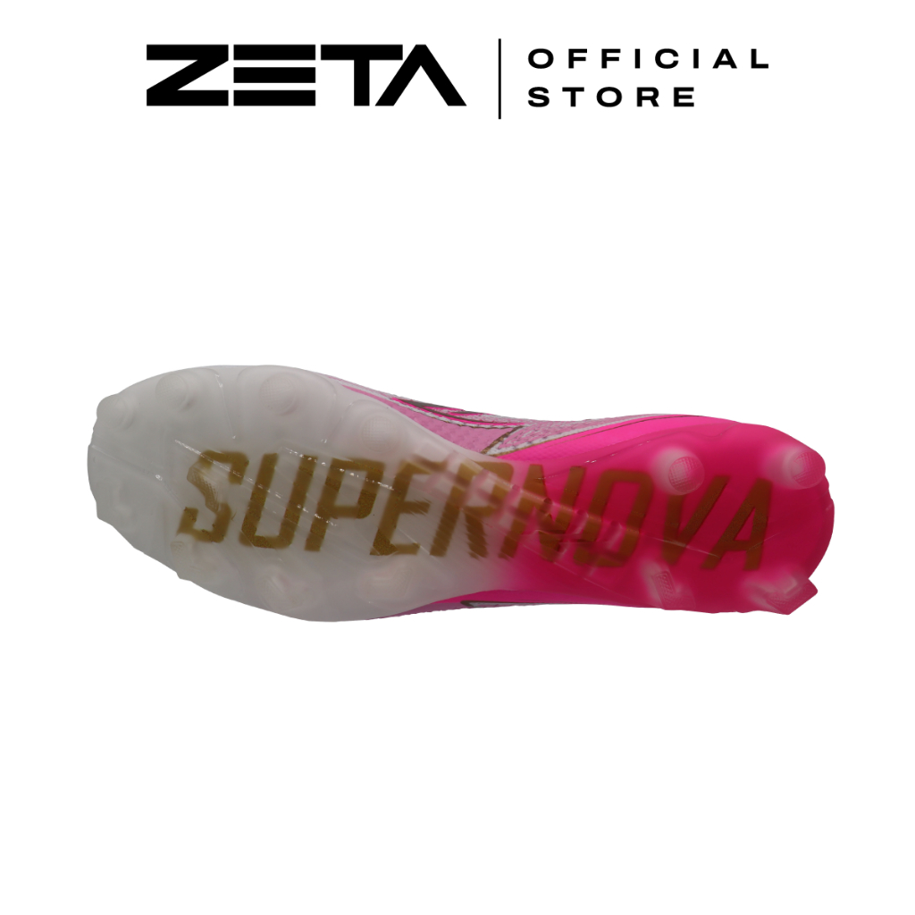 ZETA حذاء كرة قدم SUPERNOVA PRO — أبيض/ذهبي — صورة 5