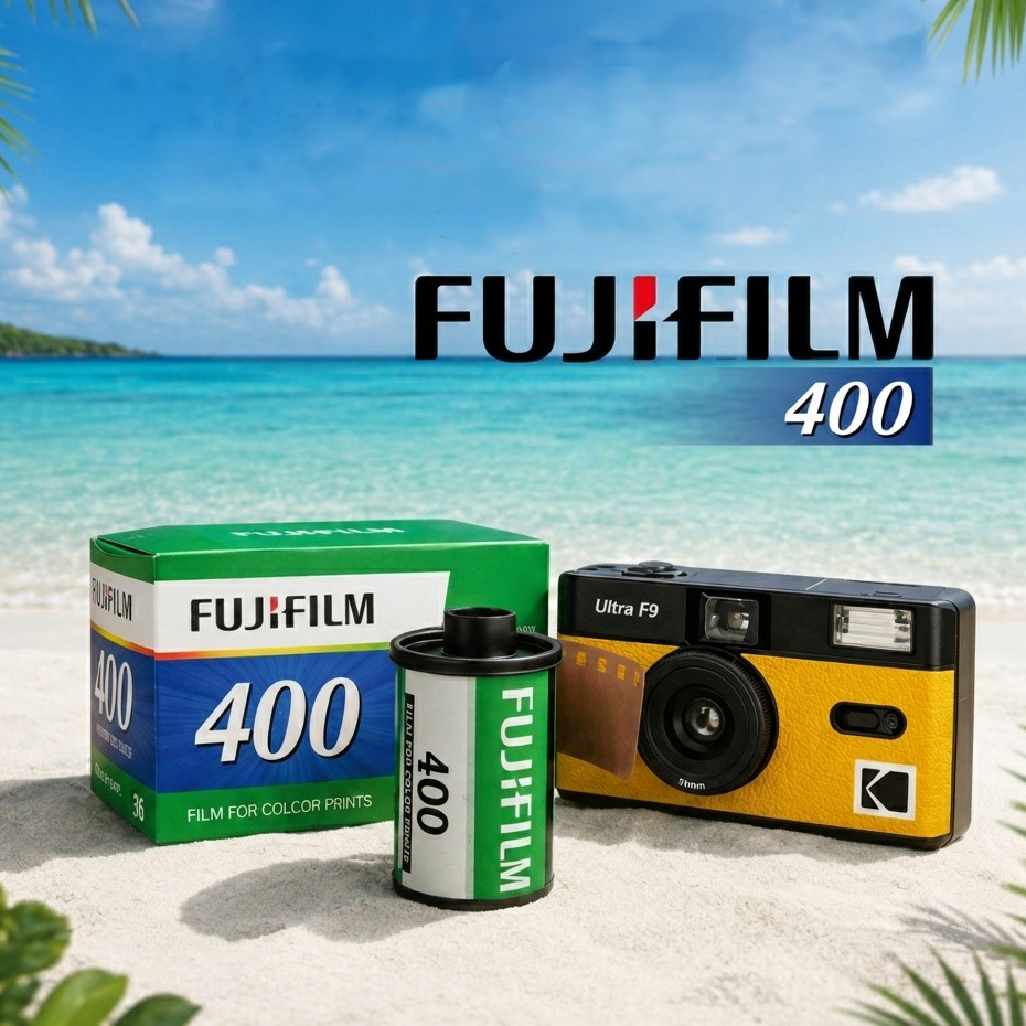 ฟิล์มสีฟุจิ  FujiFilm 400 Speed Film  ISO 400 Exp.08/2026