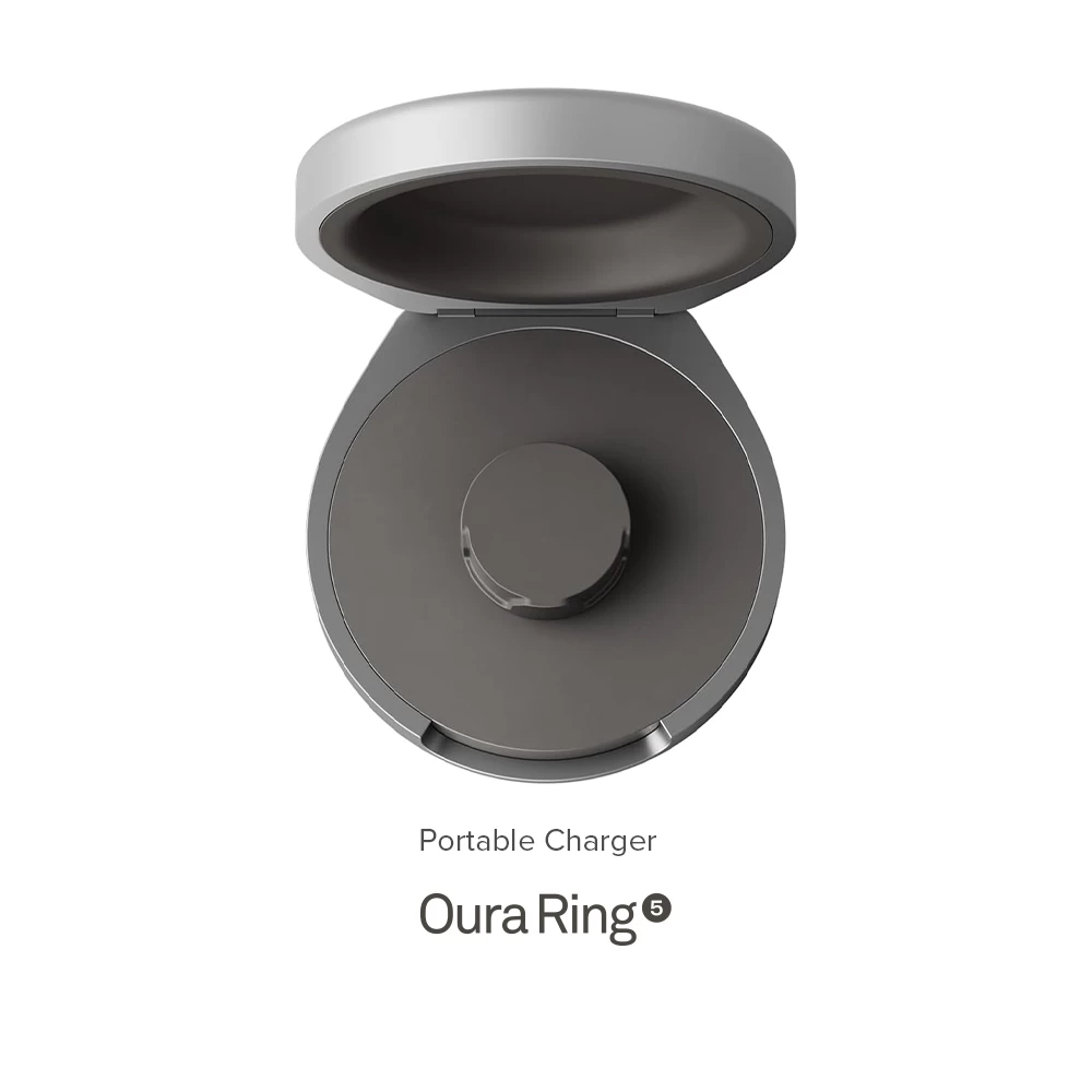 Oura Ring 5 Portable Charger เคสชาร์จพกพา สำหรับแหวน Oura Ring 5 Oura Ring 5 Portable Charger เคสชาร์จพกพา
