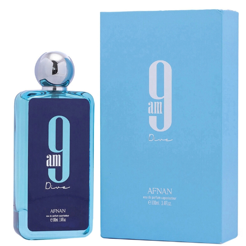 Afnan 9PM Dive EDP 100ml น้ำหอมผู้ชาย กลิ่น Fresh Aquatic Citrus สดชื่น สะอาด Aromatic Daily Scent