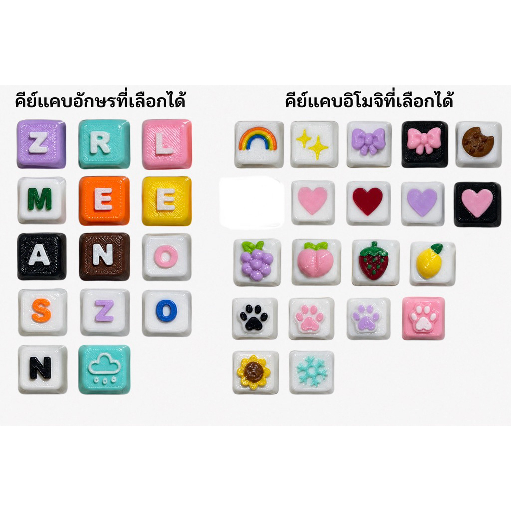 เฉพาะปุ่มกดคีย์แคป ได้สองชิ้น