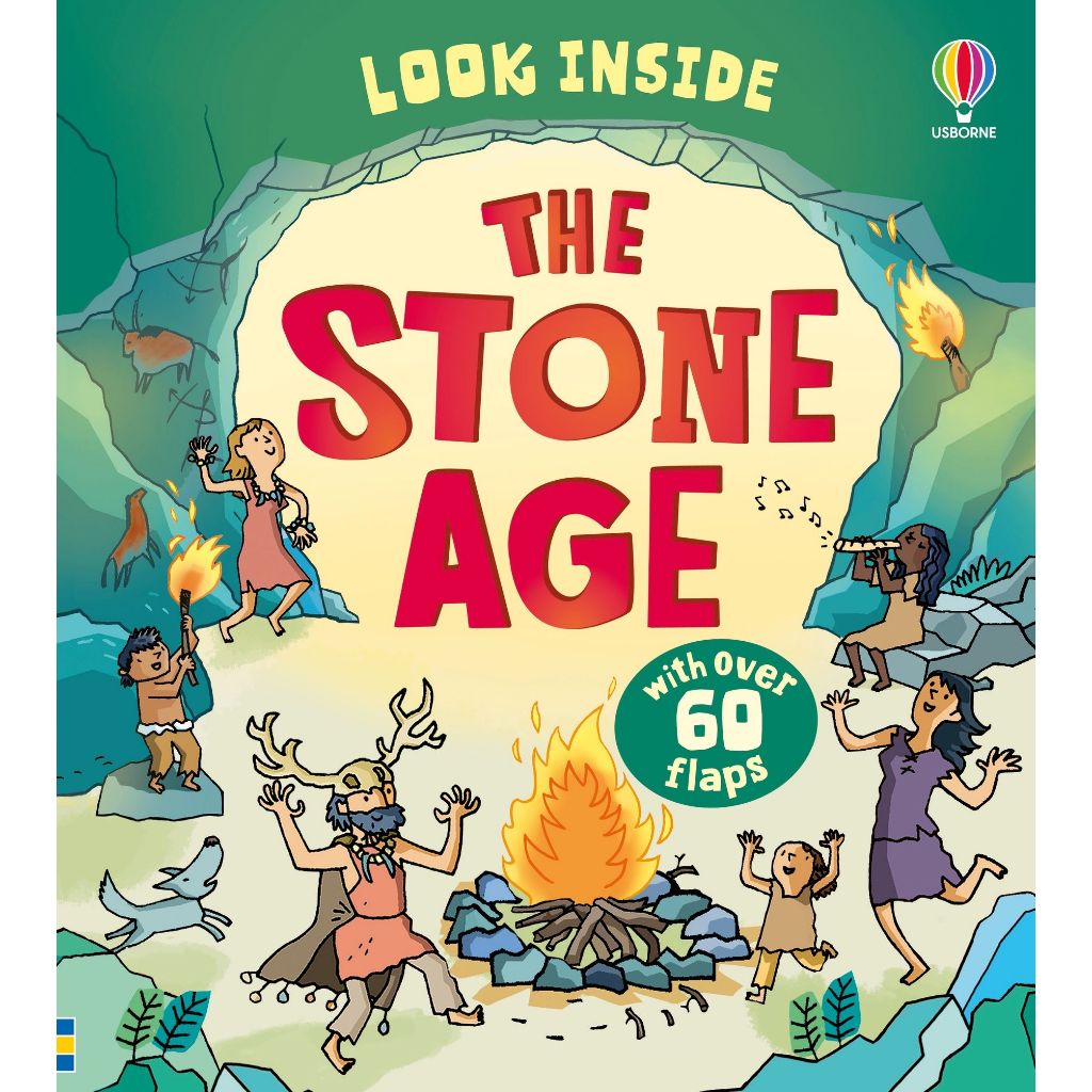 DKTODAY หนังสือ USBORNE LOOK INSIDE THE STONE AGE (AGE 5+)