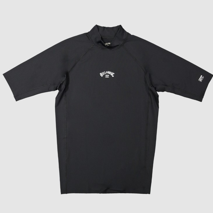Billabong เสื้อว่ายน้ำแขนสั้น ผู้ชาย UPF50+ All Day Arch Rash Vest 241 UBYWR03009-BLK