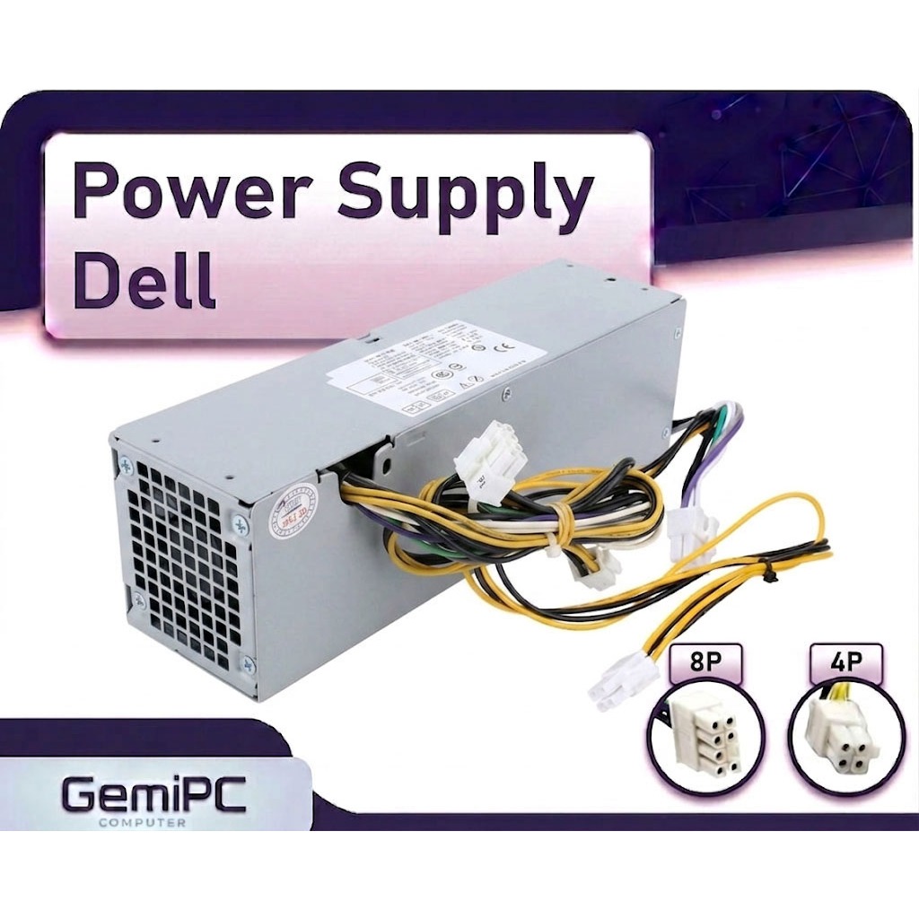 (มือสอง) Power supply Dell รุ่น Optiplex 9020SFF 7020SFF 3020SFF Model L255AS-00 D255AS-00 H255AS-00