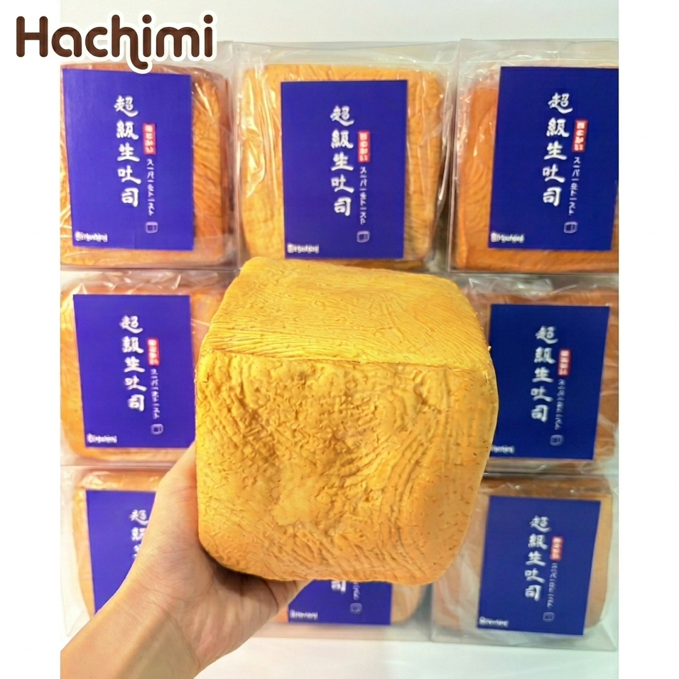 Hachimi - Toast Squishy  สกุชชี่ขนมปังเลเยอร์ญี่ปุ่น ก้อนโต แท้100%
