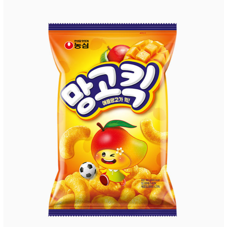 ใหม่! นงชิม มังโกคิกส์ ขนมอบกรอบ รสมะม่วง NONGSHIM MANGO KICKS 농심 망고킥