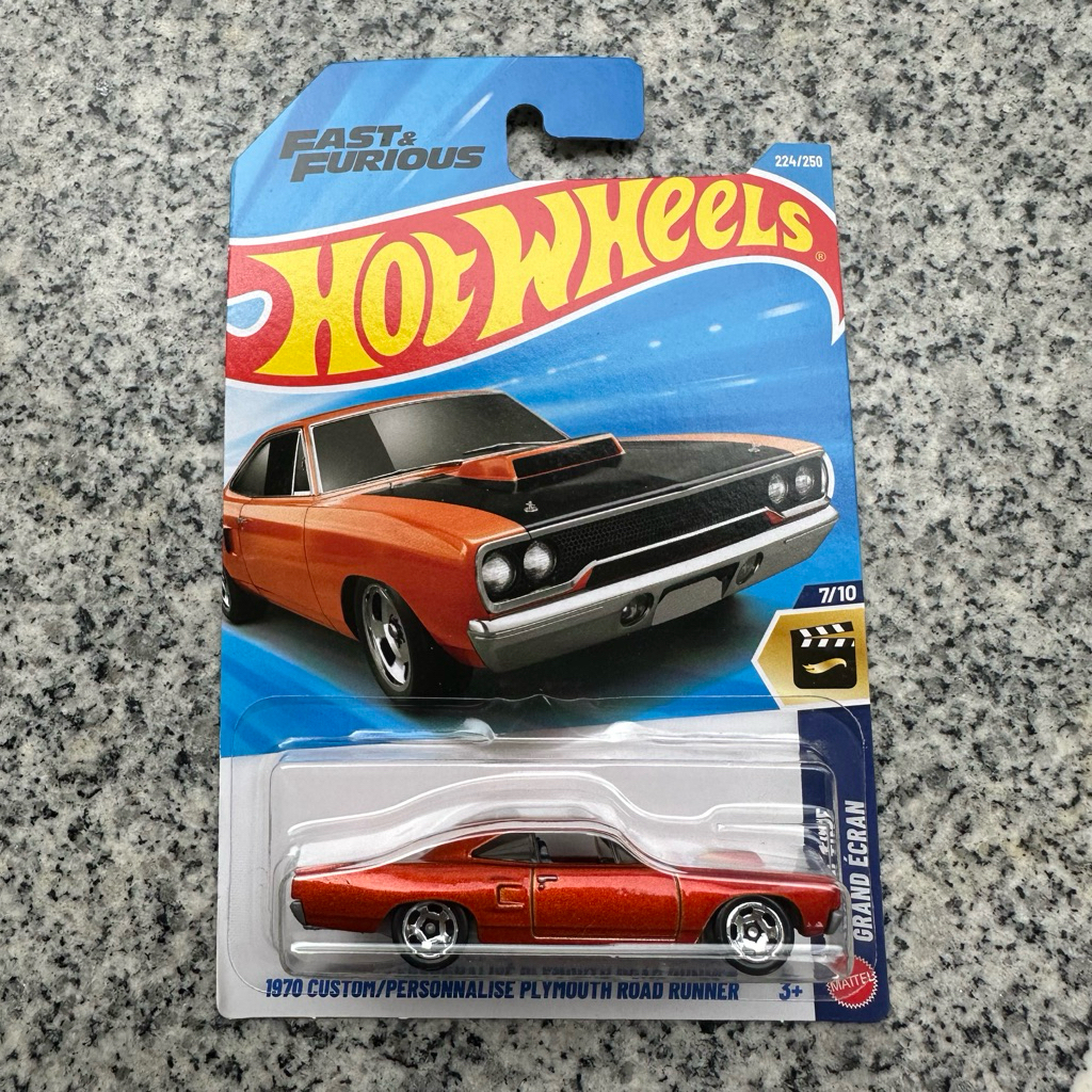 รถเหล็ก Hotwheels Fast&Furious 1970 Plymouth Road Runner