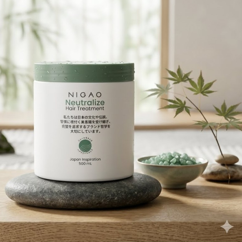 Nigao Detoxify Hair Treatment (สีเขียว) 500 มล