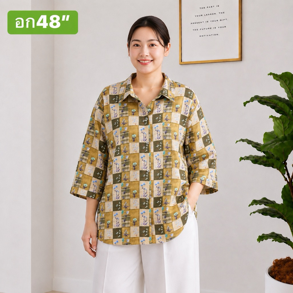 อก48“ เสื้อผ้าสาวอวบ ไซส์ใหญ่ยม