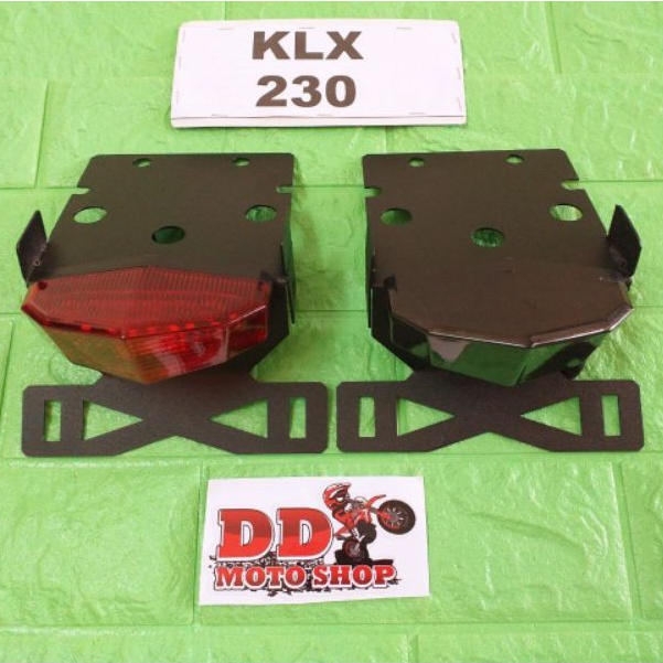ท้ายสั้น KLX230 #มีไฟเลี้ยวในตัว #โครงเหล็กหนา 1.2 มม. ไฟท้าย KLX230 KLX230SE KLX230SM SHERPA