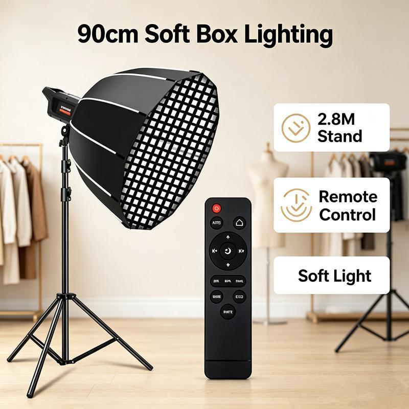 Photography softbox fill light spotlight Streaming gorgeous Lights ไลฟ์สดเฉพาะห้องแสง 500Wการถ่ายภาพเสื้อผ้าถ่ายภาพบุคคล