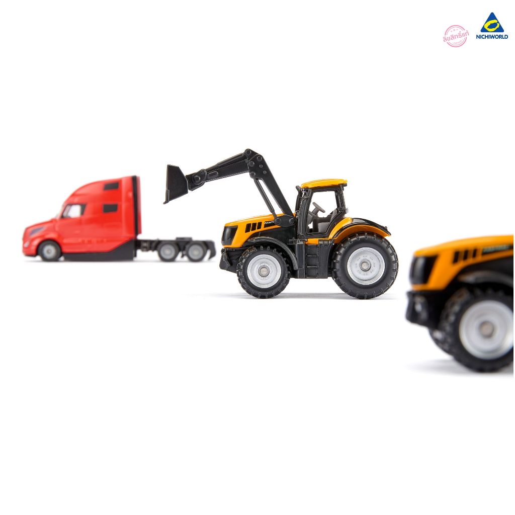siku Volvo Truck with JCB Tractors รถบรรทุก Volvo พร้อมรถแทรกเตอร์ JCB สเกล 1:87 รหัส SK1785 — صورة 3
