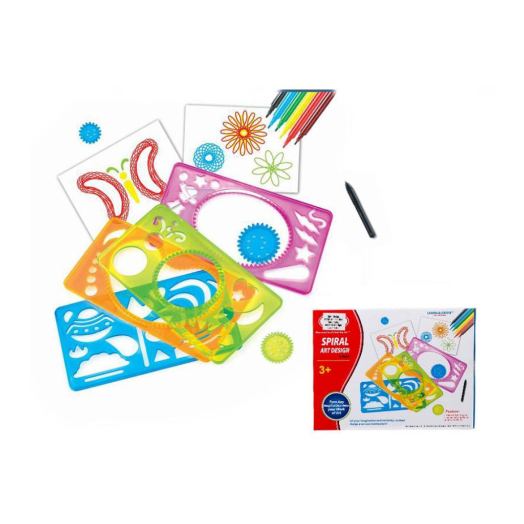 Spiral Art Design | 3+ Ages.