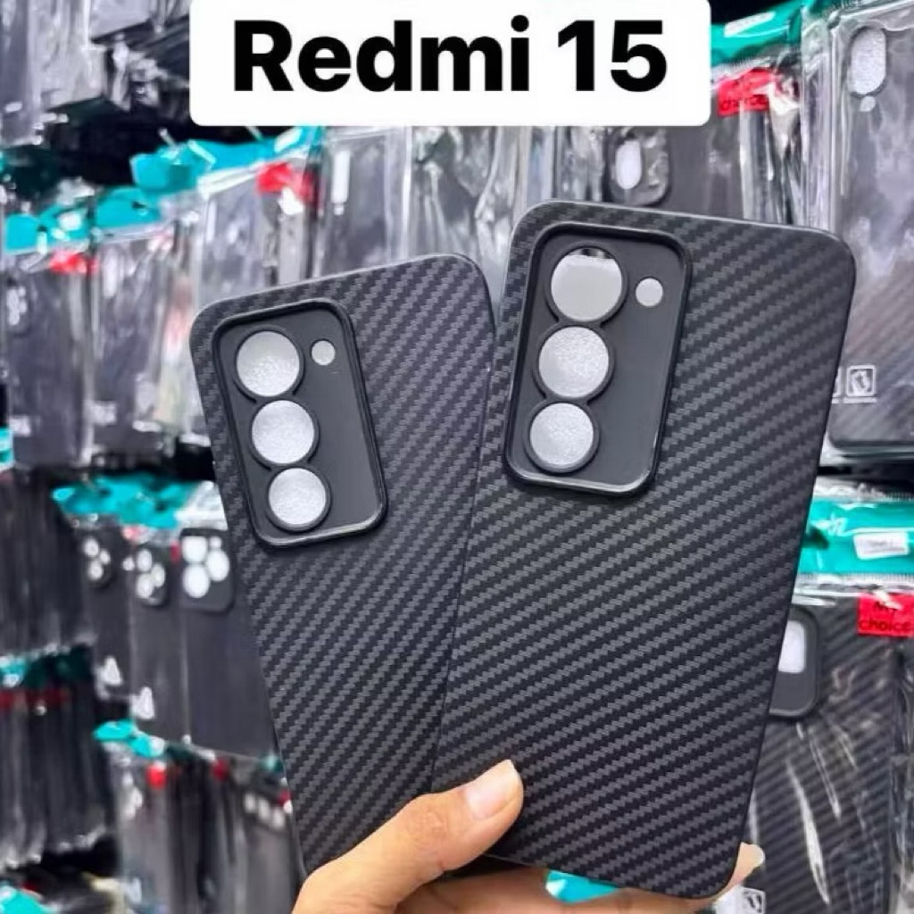 เคสลายเคฟล่าสำหรับRedmi15/Redmi15C/Redmi14C/Redmi13C/Redmi13/Redmi12C/Redmi10C/Mi14T/Mi15T/Mi15Tpro/