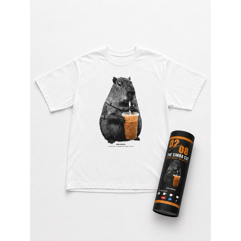 SIMBA STORY COLLECTION 02 — Capybara Premium T-Shirt | เสื้อยืดคาปิบาร่า