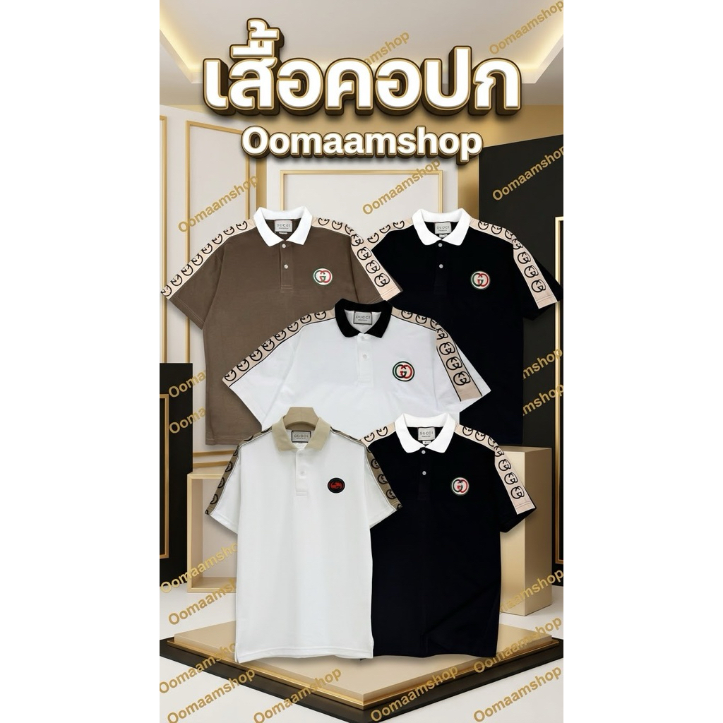 เสื้อคอปกงานแบรนด์ อก40-54