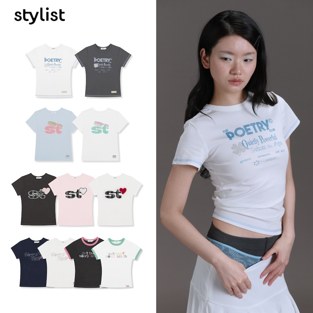STYLIST - T-Shirts-Ordinary Tee-018 เสื้อยืดผู้หญิง
