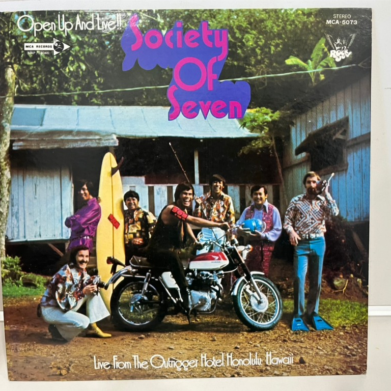 1LP Vinyl Records แผ่นเสียงไวนิล  Open Up And Live Society of Seven Outrigger Hotel  (H19E53)