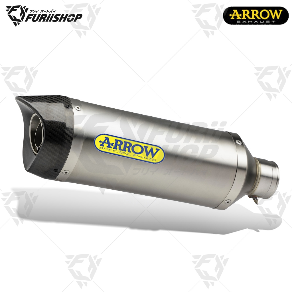 ท่อสูตร/ท่อแต่ง/ท่อไอเสีย Arrow Titanium (ออกล่าง+ออกบน) : for Yamaha XSR700 2017-2020/2021-2024