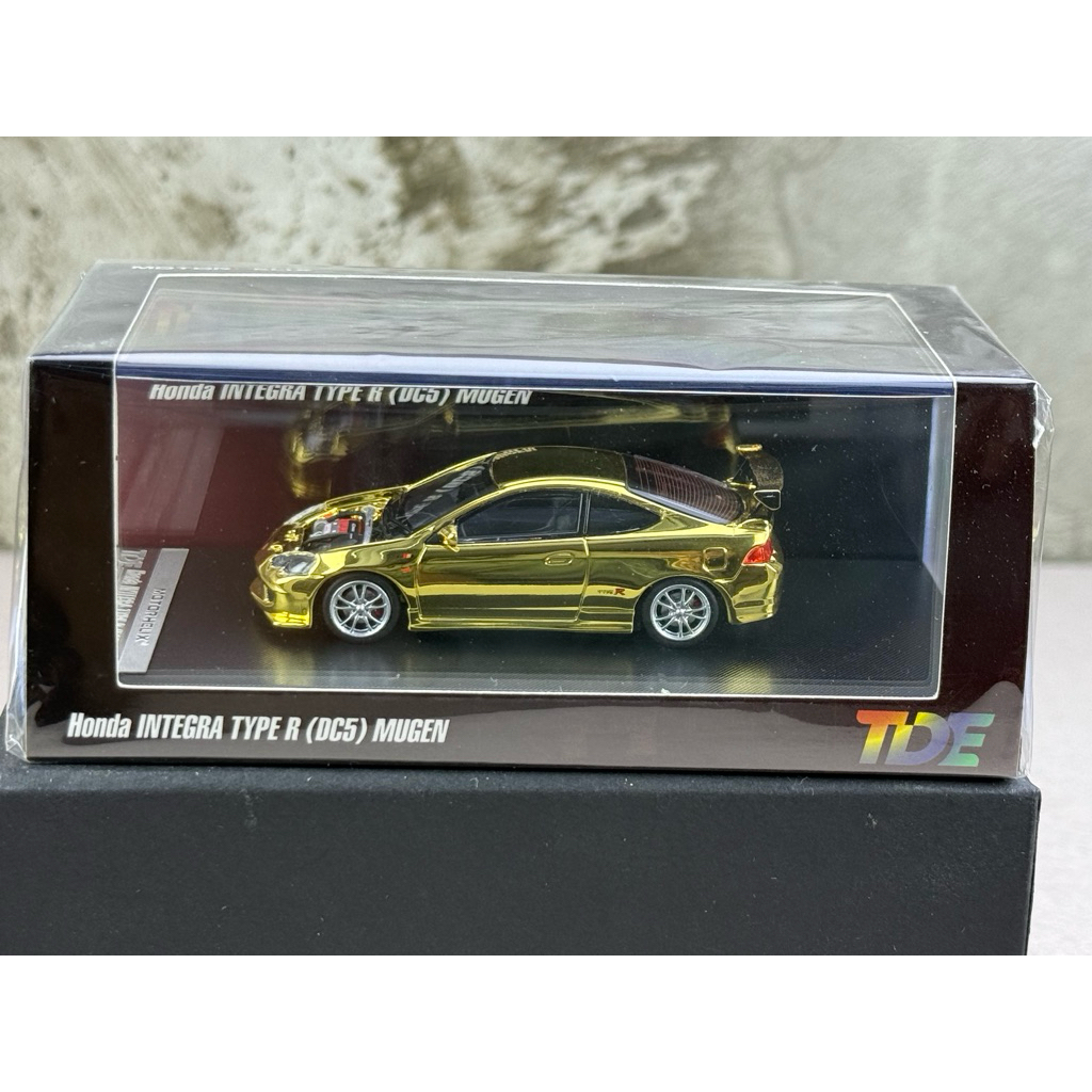 ▫️Honda Integra Type R DC5 Mugen Gold Chrome M65801DZ-ME Scale 1:64 ยี่ห้อ Motor Helix