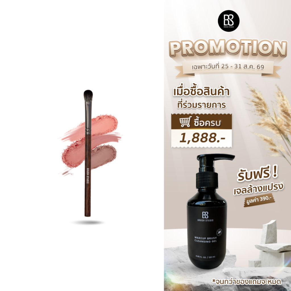 BRUSH STUDIO Tropical Glow : T7 Eyeshadow แปรงอายแชโดว