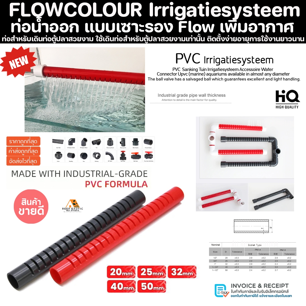 (ขายส่ง) PVC SANKING Tuin Irrigatiesysteem ท่อ น้ำขึ้น งานคุณภาพสูง ตู้ปลาทะเล ทนทานต่อสารเคมี ทนต่อแรงดันไม่แตกหักง่าย