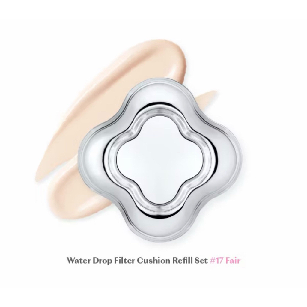 ส่งต่อ98% [NEW] ETUDE Water Drop Filter Cushion + Refill คุชชั่นหยดน้ำ ผสมสกินแคร์ 85%