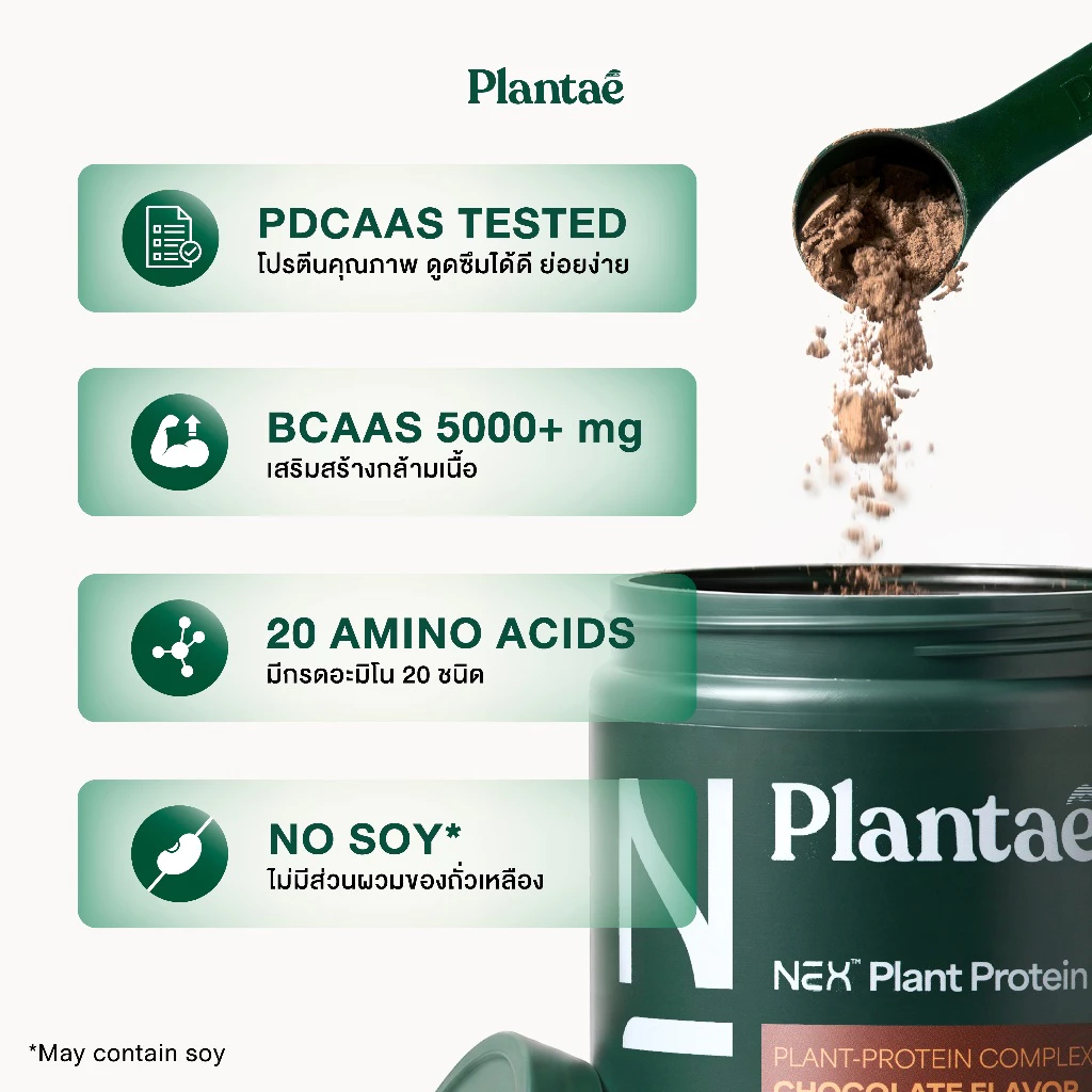 [ตะกร้าโปรเปิดตัววันที่ 24 ส.ค.] Plantae NEX Protein โปรตีนคุณภาพสูตรใหม่ เปิดตัวที่แรก ยกระดับโปรตีนพืชให้ดีกว่าเดิม thumbnail 3