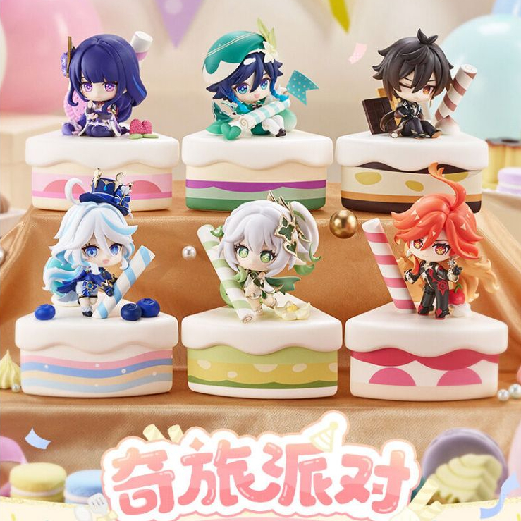 [แท้/มือ1] พร้อมส่ง Furina Zhongli Mavuika - Genshin Impact Wondrous Travels Series Q Version