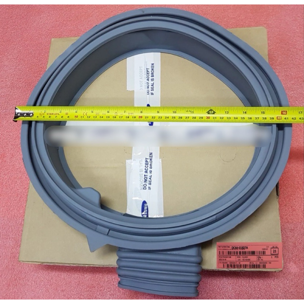 อะไหล่แท้ศูนย์/ขอบยางเครื่องซักผ้าฝาหน้าซัมซุง/SAMSUNG/( DOOR DIAPHRAGM) /DC64-01827A/รุ่นWD0804Y8E/XST WD806U4SAWQ/ST