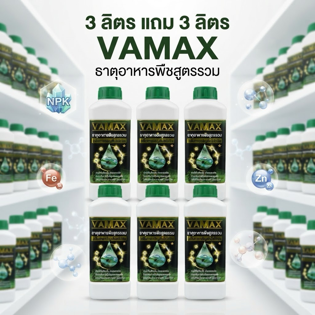 vamax 3 ลิตร แถม 3 ลิตร (V6)