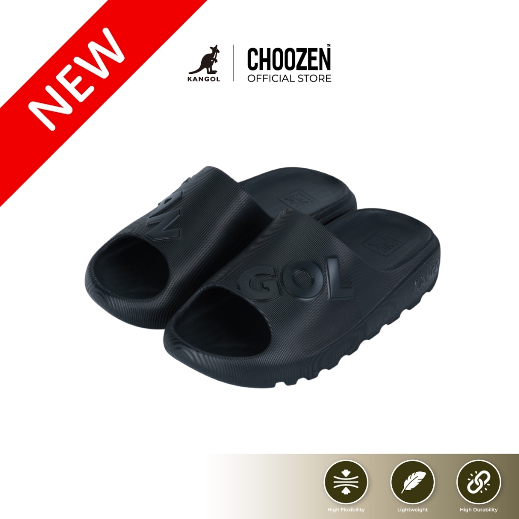 KANGOL Cloud Slide Slippers รองเท้าแตะ Unisex พื้นหนา น้ำหนักเบา สวมใส่สบาย 66251621