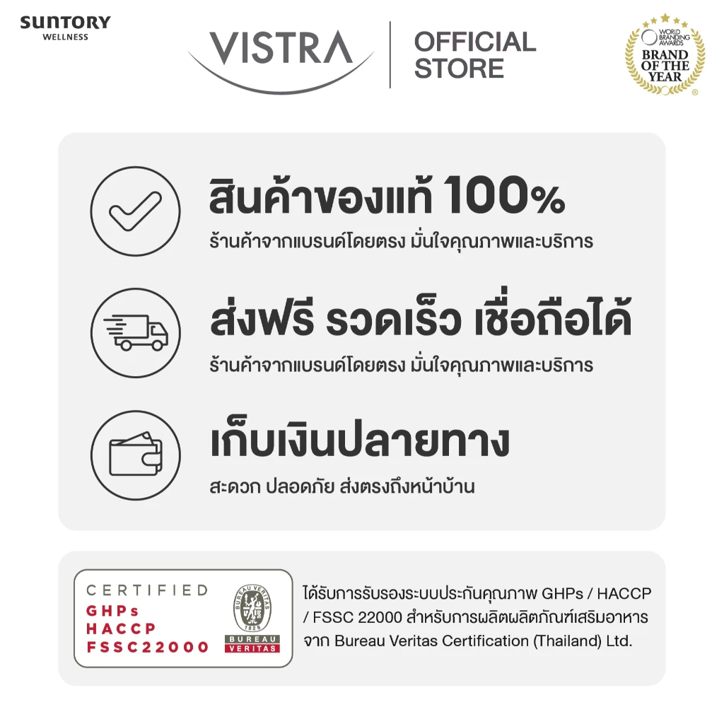 VISTRA Coenzyme Q10 Natural Source - วิสทร้า โคเอนไซม์ คิวเท็น  30 มก. (30 Caps) thumbnail 8
