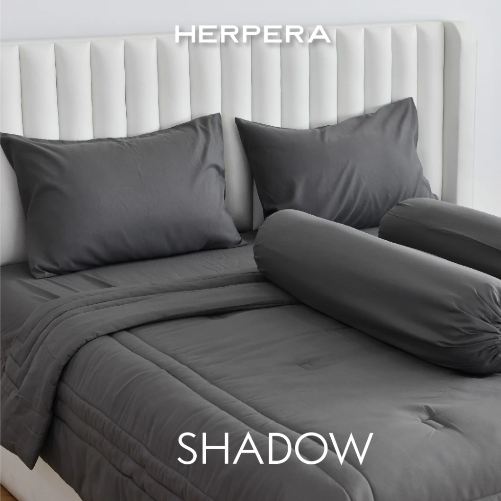 HERPERA ชุดผ้าปูที่นอน ครบเซต พร้อมผ้านวม (รวมสีโทนเดียว) thumbnail 6