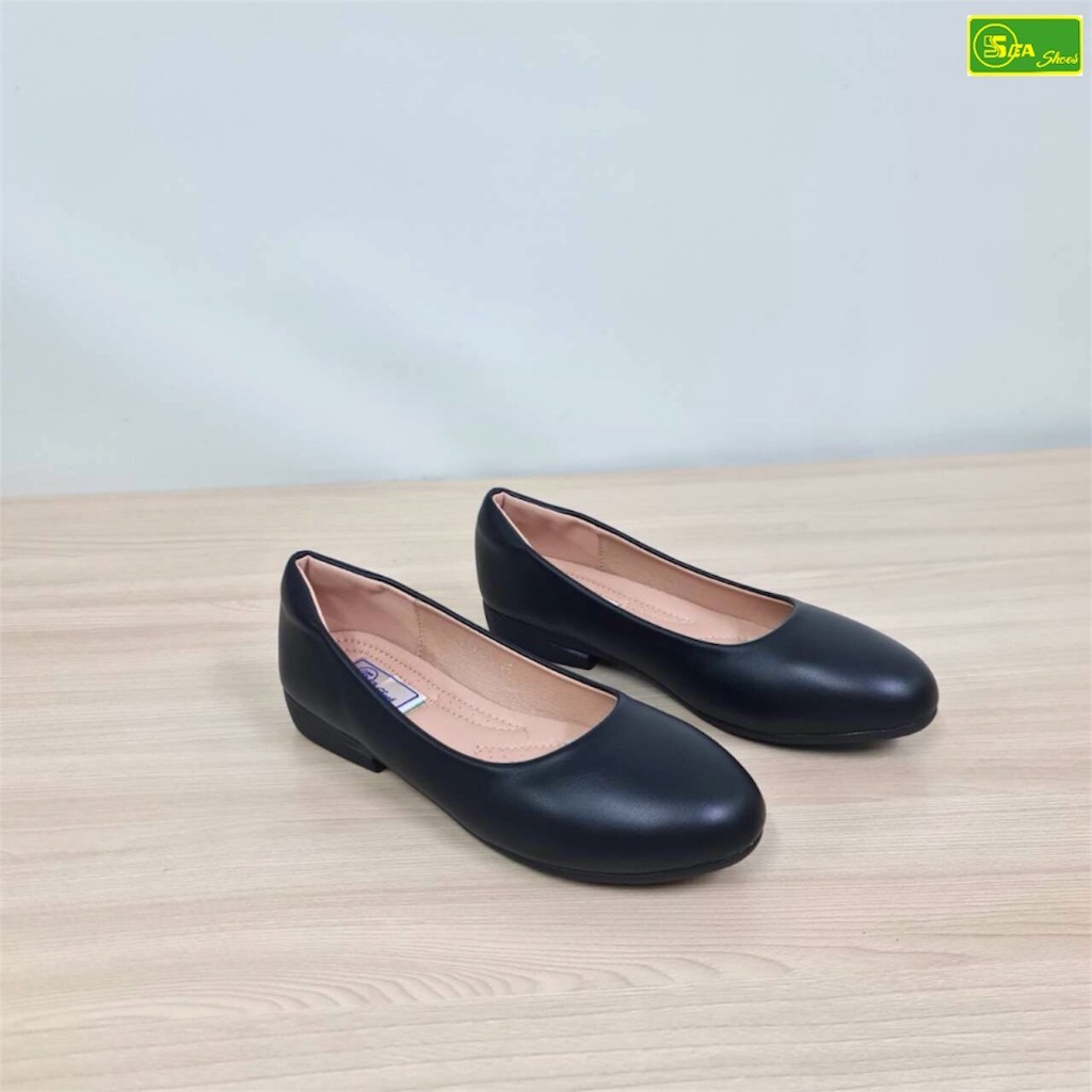 SEA Shoes(ซีชูส์) 9556-6002 รองเท้าคัทชู ดีไซน์เรียบหรู  ใส่ทำงาน