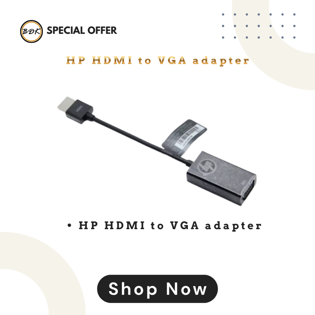 HP HDMI to VGA adapter