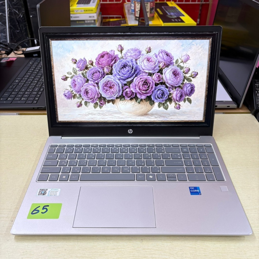 HP 15  fr0023TU  ประกันศูนย์ Onsite 13/02/2028  สภาพเครื่องภายนอก  80%  ประสิทธิภาพการทำงาน 100%