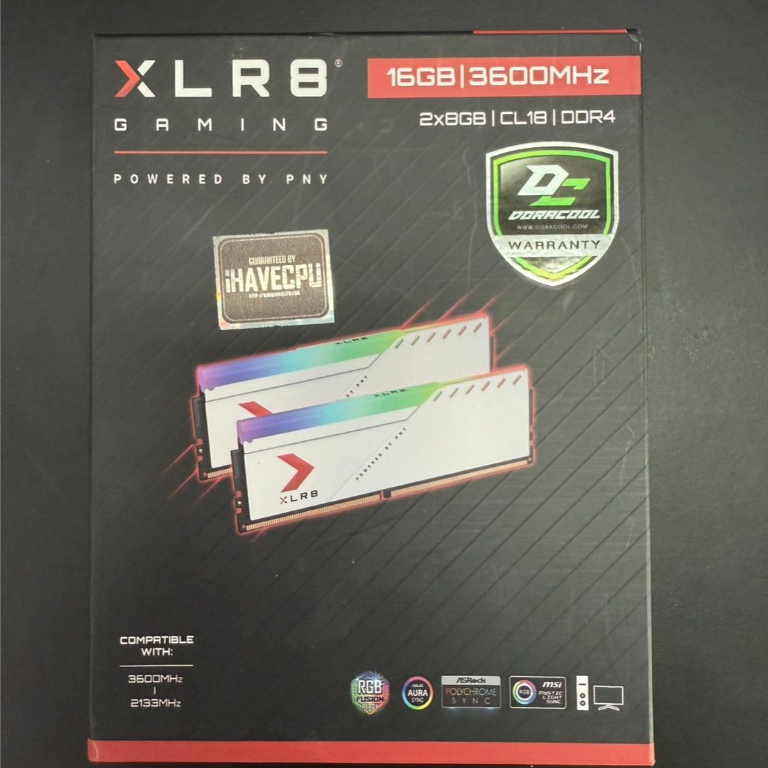 RAM XLRB GAMING 16GB 3600MHz DDR4 [มือสอง]