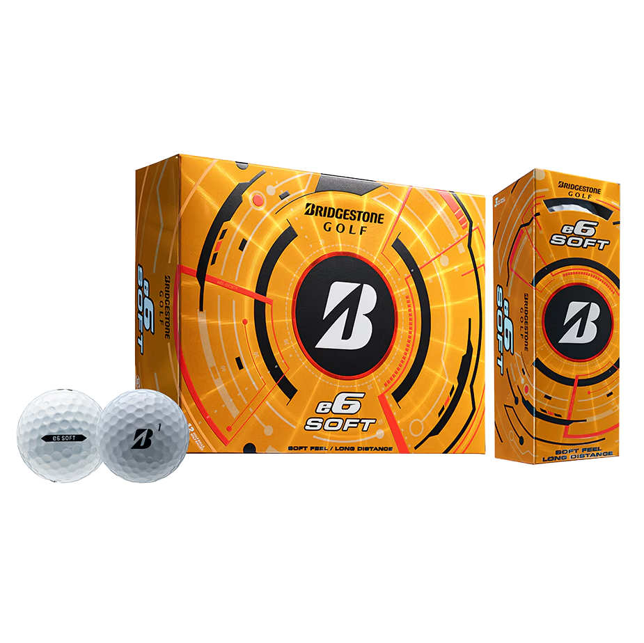 [HOT...Buy1, Free1] Bridgestone Golf 2025 - E6 SOFT Golf ball  Price: 990 THB/dz