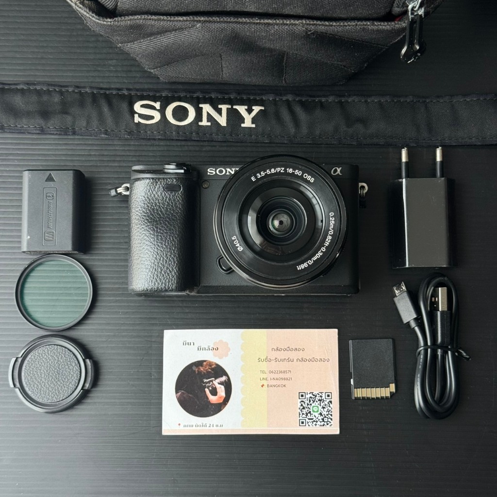 กล้องมือสองราคาถูก Sony a6400 พร้อมเลนส์