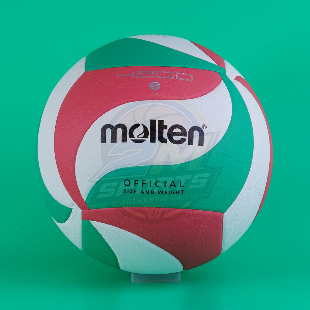 <ของแท้ 100%> ลูกวอลเลย์บอล Molten V5M4200 เบอร์ 5 หนัง PU ไม่ดูดซับน้ำ ของแท้ 100%