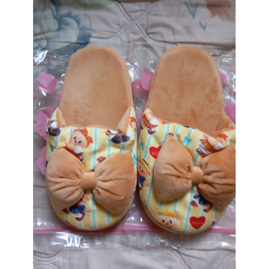 NaRaYa x Butterbear Slippers ไซส์M(รุ่นใหม่) รองเท้าใส่ในบ้าน