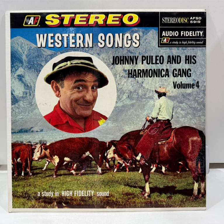 1LP Vinyl Records แผ่นเสียงไวนิล  Johnny Puleo And His Harmonica Gang ‎– Western Songs Vol. 4 ...   