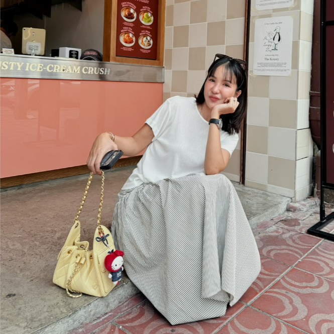 PONYPONY De-Co Mini Caviar (Gold)  Shoulder bag กระเป๋าสะพายข้าง
