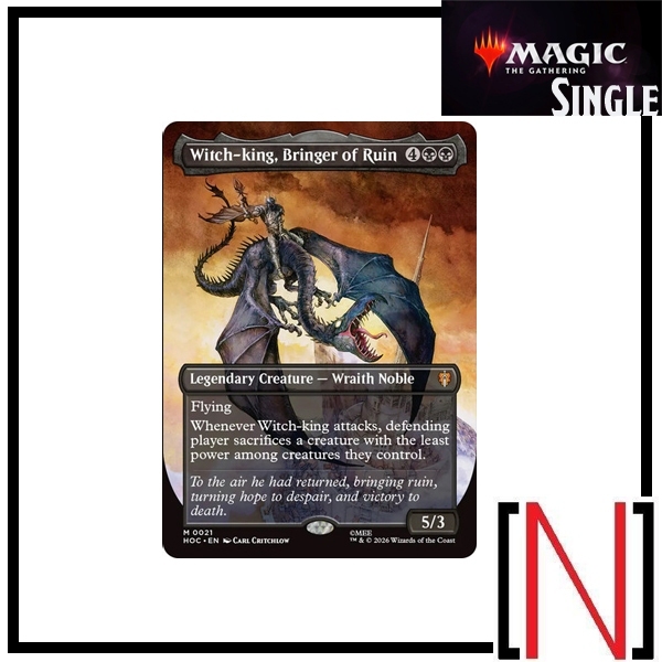 [MTG][Single][HOC] Witch-king, Bringer of Ruin ระดับ Mythic [ภาษาอังกฤษ]