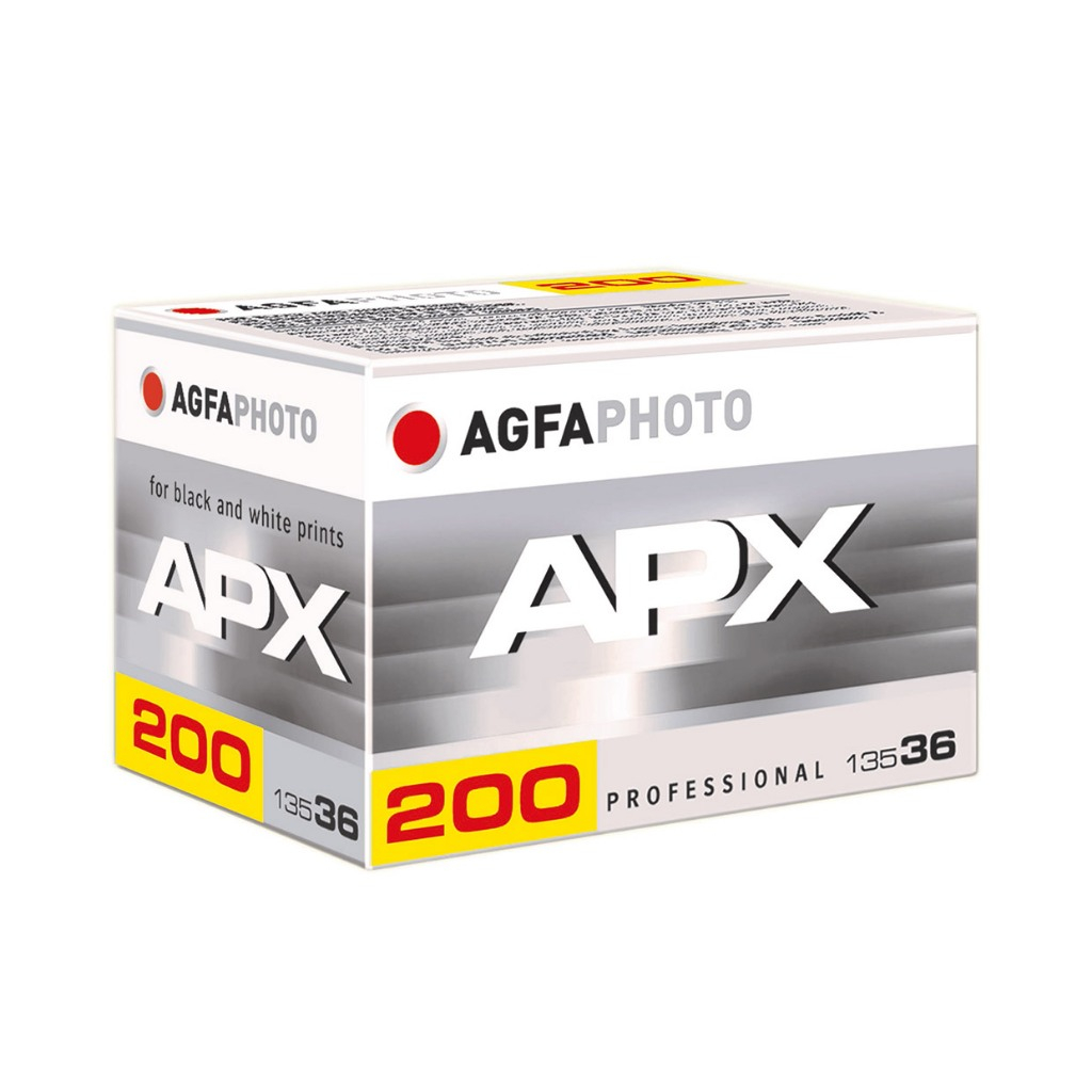ฟิล์มขาวดำ AGFA APX 200 35mm 36exp B&W Film ฟิล์ม ขาวดำ Black and White Film
