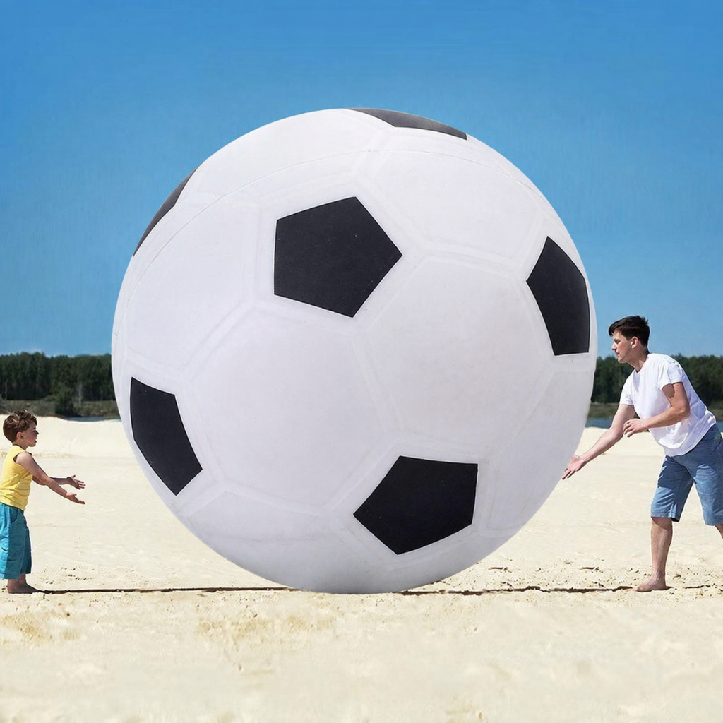 KEEP GOING 80 ซม. /100 ซม. /130 ซม. /150cm/ 200cm ยักษ์พองบอลชายหาดขนาดใหญ่สามสีหนา PVC วอลเลย์บอลน้ำกิจกรรมของโรงเรี