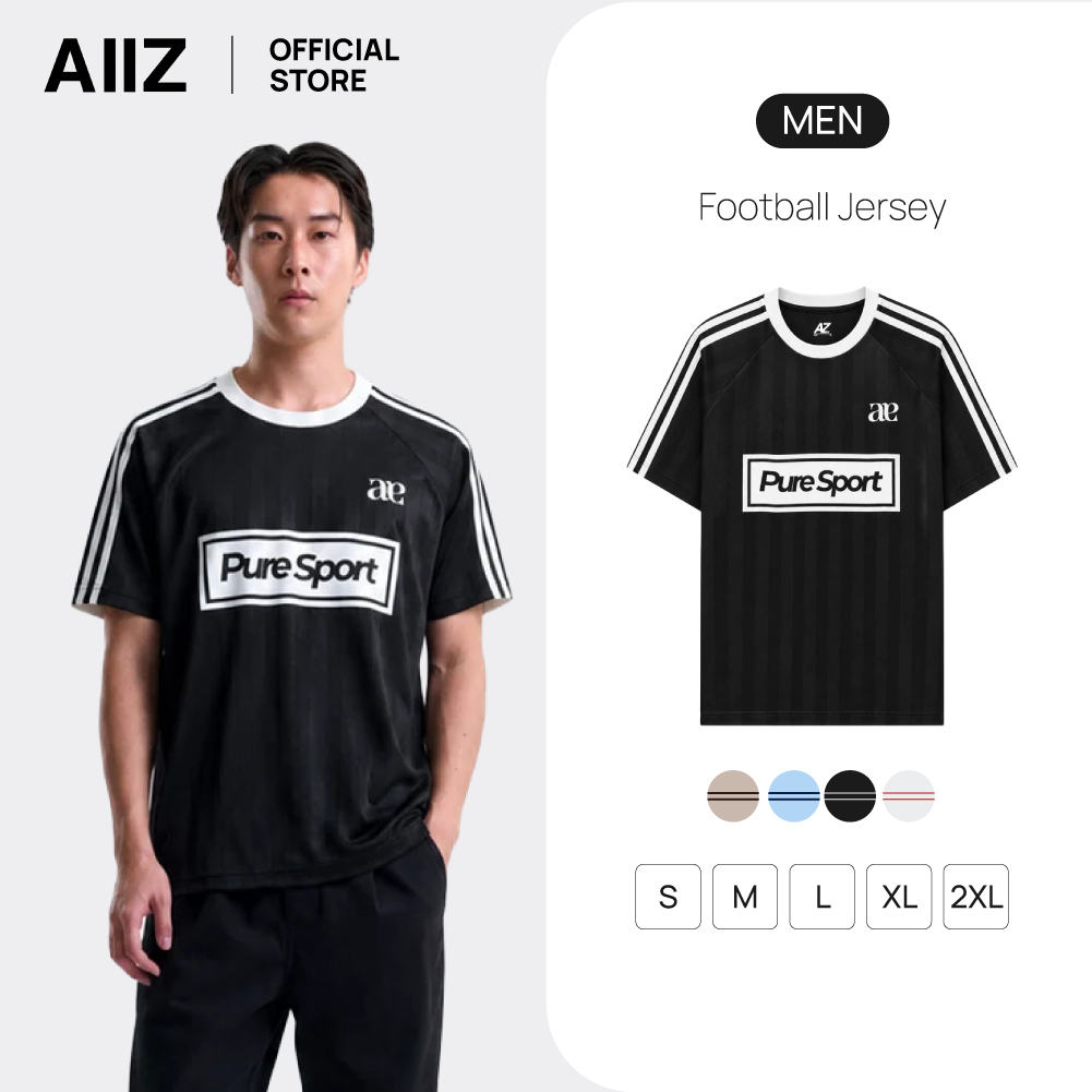 AIIZ (เอ ทู แซด) - AIIZ เสื้อยืดคอกลมฟุตบอลผู้ชาย AIIZ Men's Football Jersey