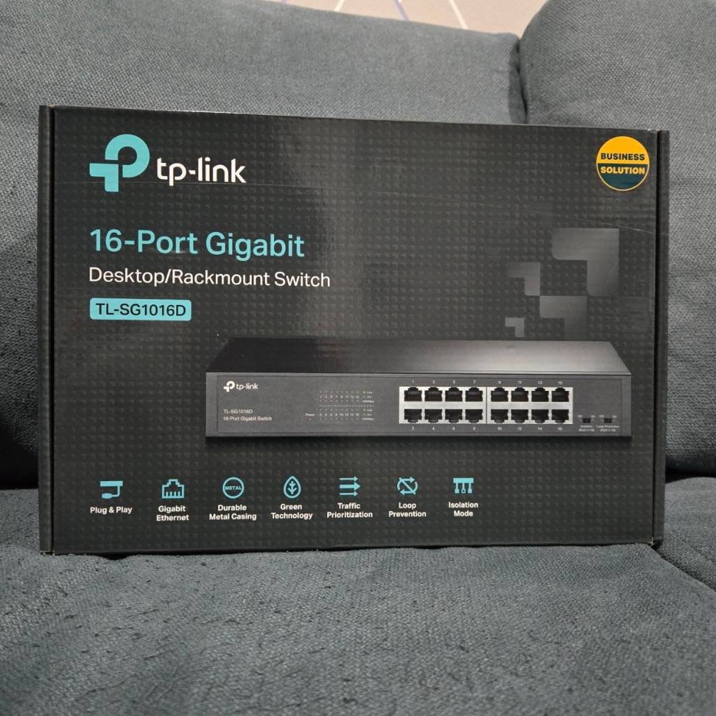 Gigabit Switching Hub 16 Port TP-LINK TL-SG1016D