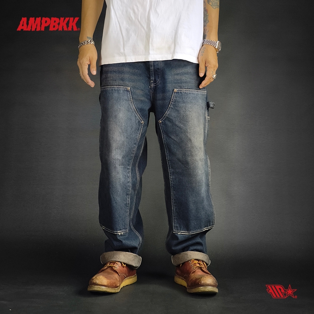 A.M.P. “DOUBLE KNEE” DENIM CARPENTER PANTS